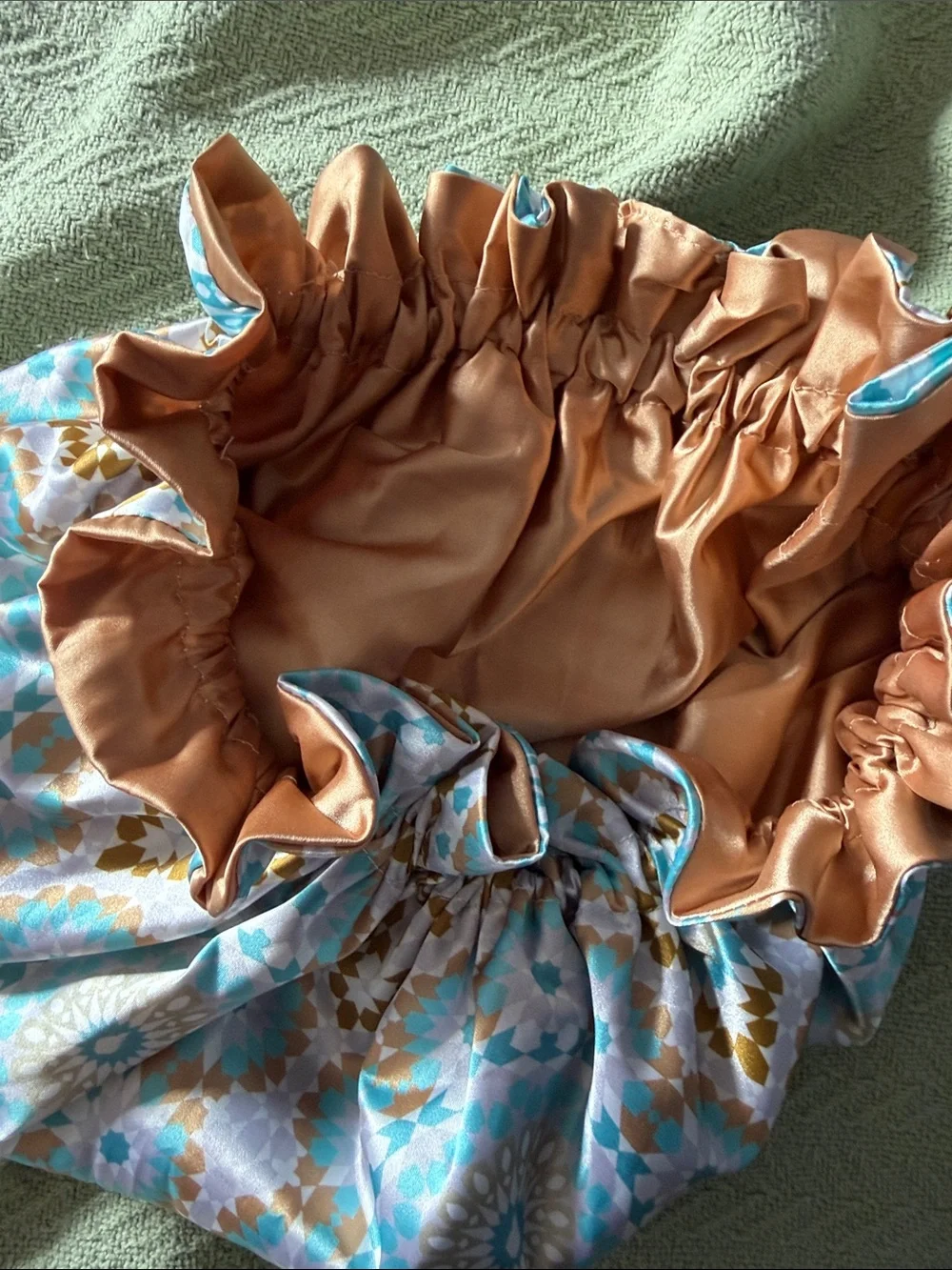 Bounce Curl Reversible Satin Hair Bonnet